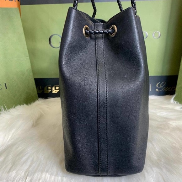 Authentic Gucci black leather shoulder bag - Picture 5 of 15